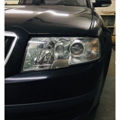 Замена штатных линз Skoda SuperB на биксеноновые линзы Hella 3R Standart 